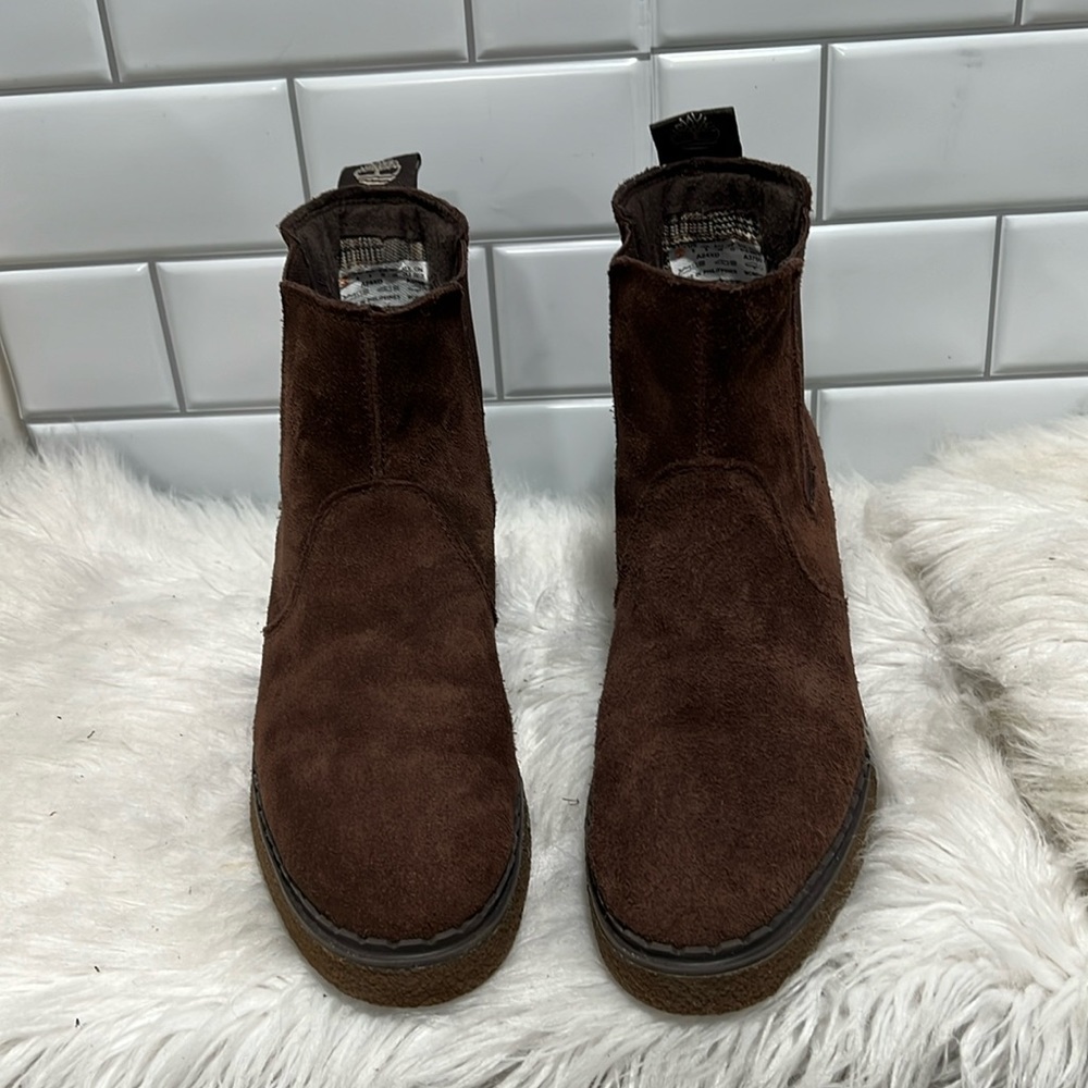 Timberland Brown Suede Ankle Boots